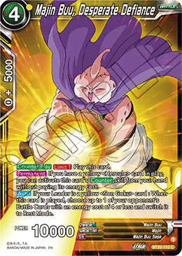 Majin Buu, Desperate Defiance, Power Absorbed · BT20-110