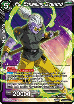 Fu, Scheming Overlord, Power Absorbed Pre-Release Cards · BT20-133