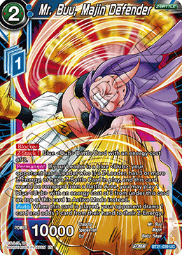 Mr. Buu, Majin Defender, Wild Resurgence Pre-Release Cards · BT21-039