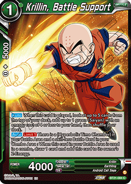 Krillin, Battle Support, Wild Resurgence · BT21-084