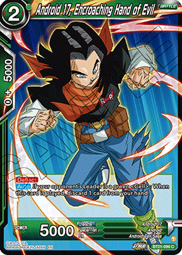 Android 17, Encroaching Hand of Evil, Wild Resurgence · BT21-086