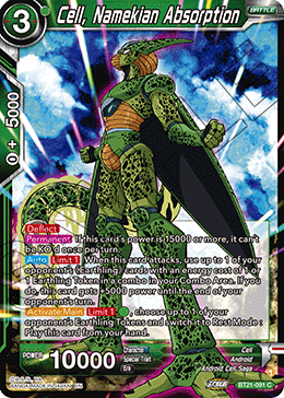 Cell, Namekian Absorption, Wild Resurgence · BT21-091