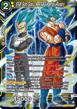 SSB Son Goku & SSB Vegeta, Rivalry, Wild Resurgence · BT21-110
