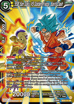 SSB Son Goku VS Golden Frieza, Spirit Clash, Wild Resurgence · BT21-111
