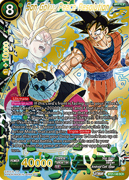 Son Goku, Peace Resolution, Wild Resurgence · BT21-148