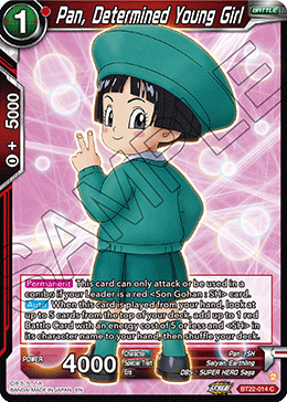Pan, Determined Young Girl, Critical Blow · BT22-014