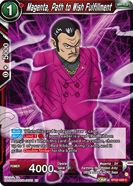 Magenta, Path to Wish Fulfillment, Critical Blow · BT22-029