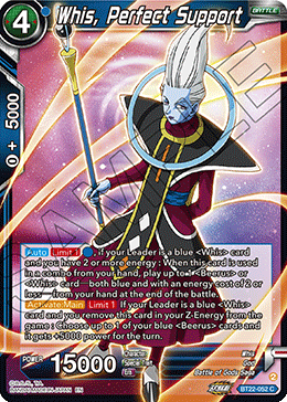 Whis, Perfect Support, Critical Blow · BT22-052