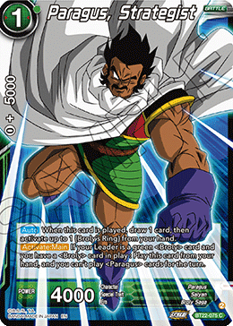 Paragus, Strategist, Critical Blow · BT22-075