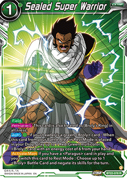 Sealed Super Warrior, Critical Blow Pre-Release Cards · BT22-078