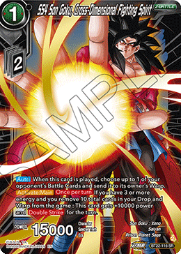 SS4 Son Goku, Cross Dimensional Fighting Spirit, Critical Blow · BT22-116
