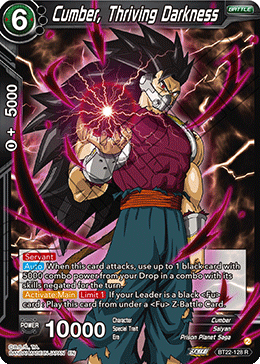 Cumber, Thriving Darkness, Critical Blow Pre-Release Cards · BT22-128