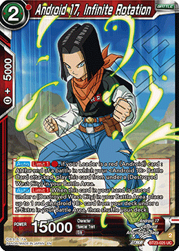 Android 17, Infinite Rotation, Perfect Combination · BT23-025