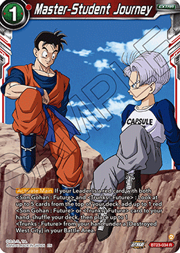 Master-Student Journey, Perfect Combination · BT23-034