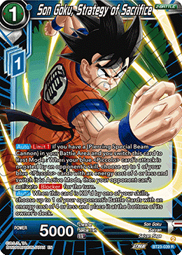 Son Goku, Strategy of Sacrifice, Perfect Combination · BT23-039