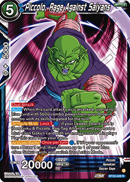 Piccolo, Rage Against Saiyans, Perfect Combination · BT23-049