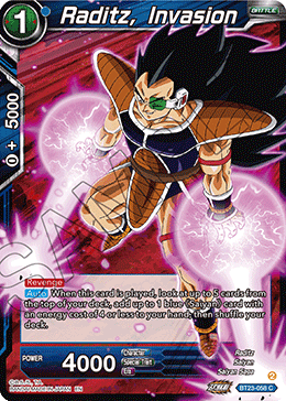 Raditz, Invasion, Perfect Combination · BT23-058