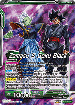 Zamasu & Goku Black // Zamasu & SS Rose Goku Black, Humanity's Destruction, Perfect Combination · BT23-072