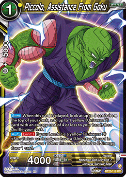 Piccolo, Assistance From Goku, Perfect Combination · BT23-116