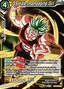 SS Kale, Rampaging Girl, Perfect Combination · BT23-120