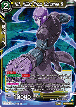 Hit, Killer From Universe 6, Perfect Combination · BT23-123
