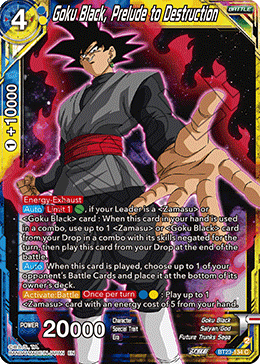Goku Black, Prelude to Destruction, Perfect Combination · BT23-134