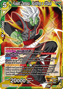 Fused Zamasu, Building a Utopia, Perfect Combination · BT23-136