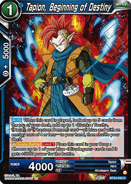 Tapion, Beginning of Destiny, Beyond Generations · BT24-042