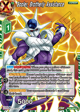 Cooler, Brotherly Assistance, Beyond Generations Pre-Release Cards · BT24-059