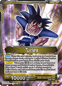 Turles // Turles, Corps Commander, Beyond Generations Pre-Release Cards · BT24-080