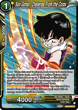 Son Gohan, Challenge From the Corps, Beyond Generations · BT24-092