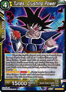 Turles, Crushing Power, Beyond Generations · BT24-098
