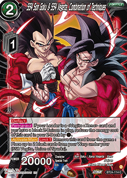 SS4 Son Goku & SS4 Vegeta, Combination of Techniques, Beyond Generations · BT24-114
