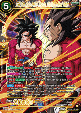 SS4 Son Goku & SS4 Vegeta, Striking a Weak Point, Beyond Generations · BT24-118