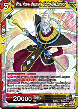 Whis, Power Beyond a God of Destruction, Beyond Generations · BT24-132