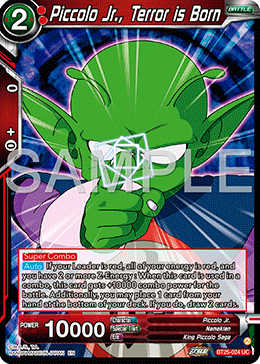 Piccolo Jr., Terror is Born, Legend of the Dragon Balls Pre-Release Cards · BT25-024
