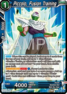 Piccolo, Fusion Training, Legend of the Dragon Balls · BT25-061