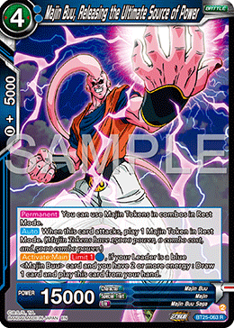 Majin Buu, Releasing the Ultimate Source of Power, Legend of the Dragon Balls · BT25-063