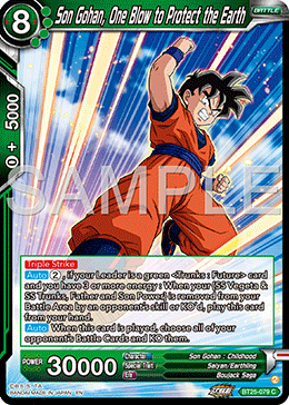 Son Gohan, One Blow to Protect the Earth, Legend of the Dragon Balls · BT25-079