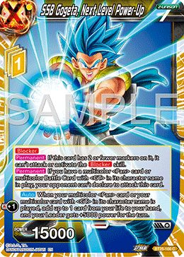 SSB Gogeta, Next Level Power-Up, Legend of the Dragon Balls · BT25-100