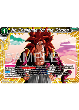 No Challenge for the Strong, Legend of the Dragon Balls · BT25-103