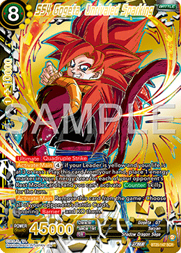 SS4 Gogeta, Unrivaled Sparking, Legend of the Dragon Balls · BT25-147