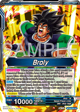 Broly // SS Broly, Full-Power Explosion, Ultimate Advent · BT26-032