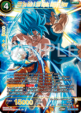 SSB Son Goku & SSB Vegeta, Height of Power, Ultimate Advent · BT26-041