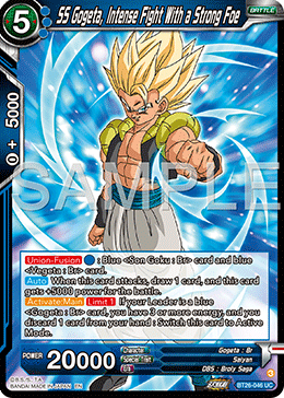 SS Gogeta, Intense Fight With a Strong Foe, Ultimate Advent · BT26-046