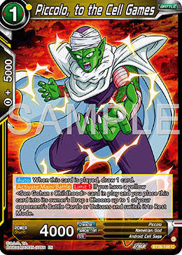 Piccolo, to the Cell Games, Ultimate Advent · BT26-106