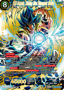 SSB Gogeta, Shining Blue Strongest Warrior, Ultimate Advent · BT26-138