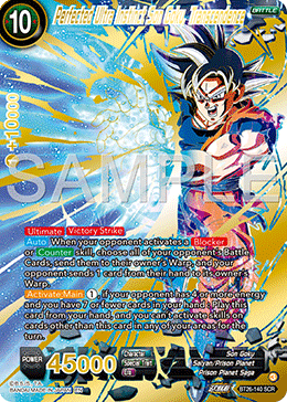 Perfected Ultra Instinct Son Goku, Transcendence, Ultimate Advent · BT26-140