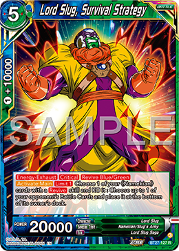 Lord Slug, Survival Strategy, History of Z Pre-Release Cards · BT27-127