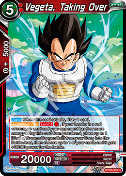 Vegeta, Taking Over, Prismatic Clash Release Event · BT28-009